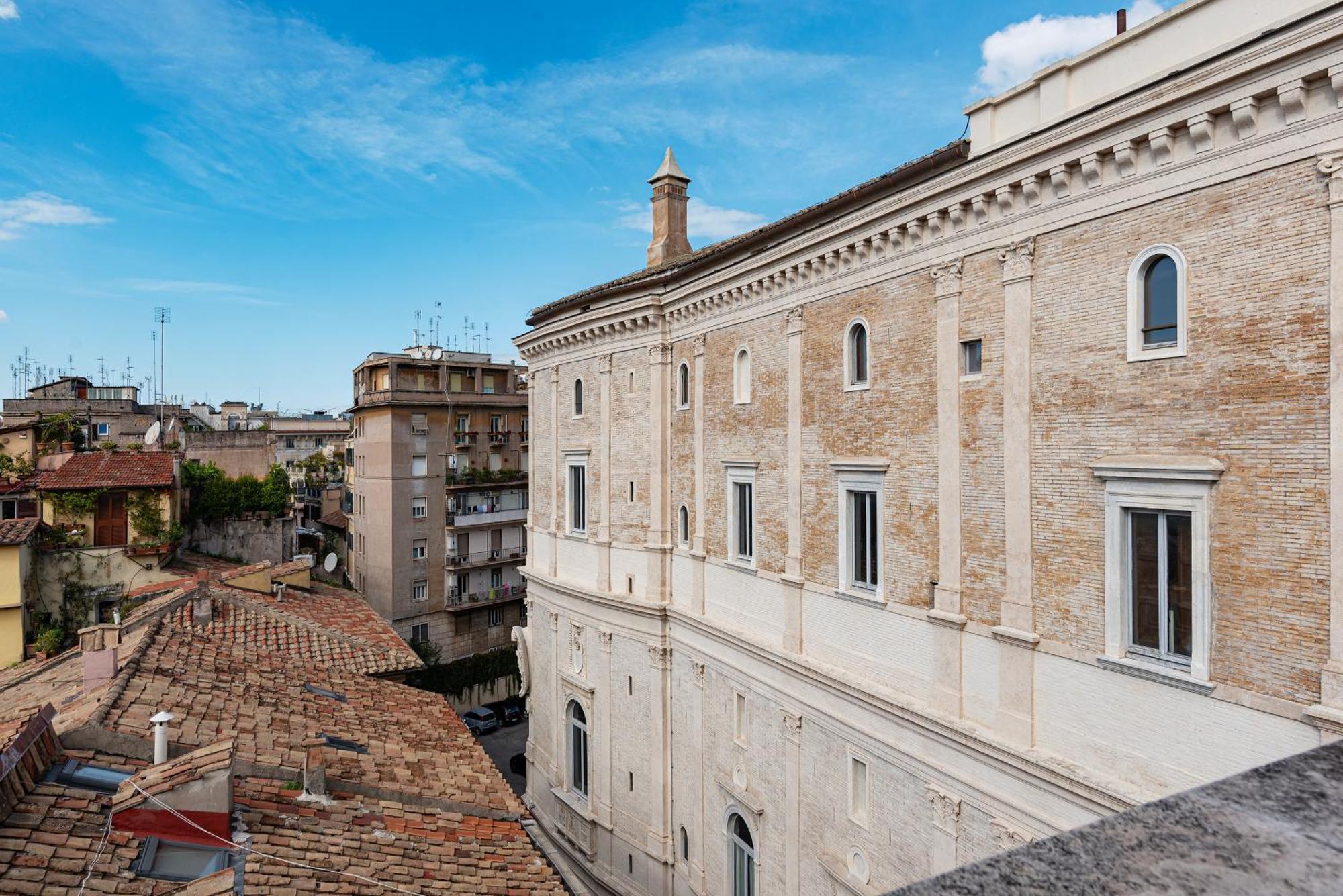 Apartment With Terrace In Via Del Pellegrino - Fromhometoローマ エクステリア 写真