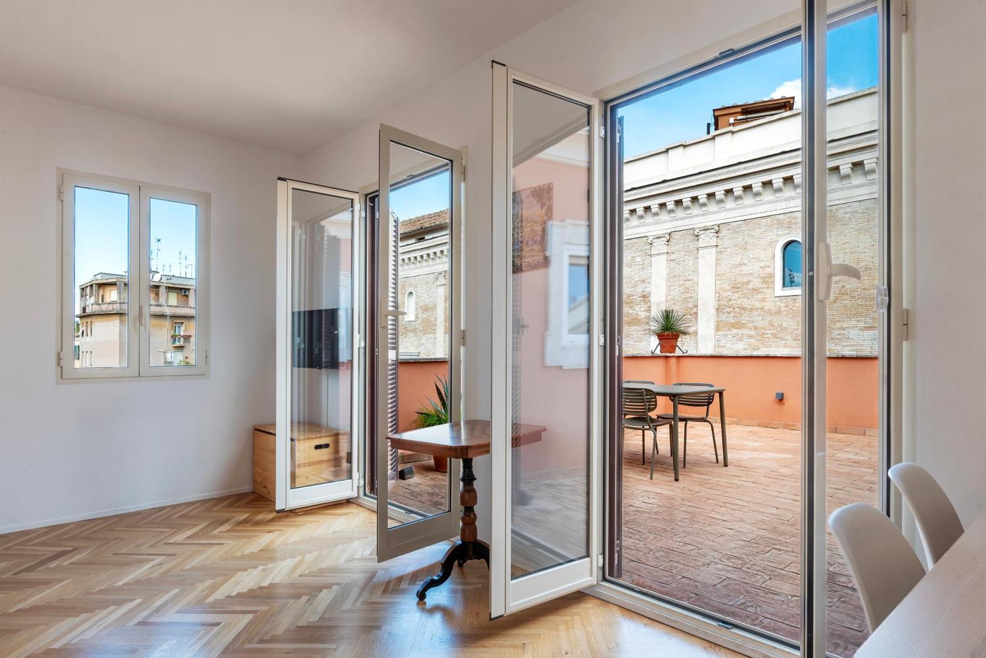 Apartment With Terrace In Via Del Pellegrino - Fromhometoローマ エクステリア 写真