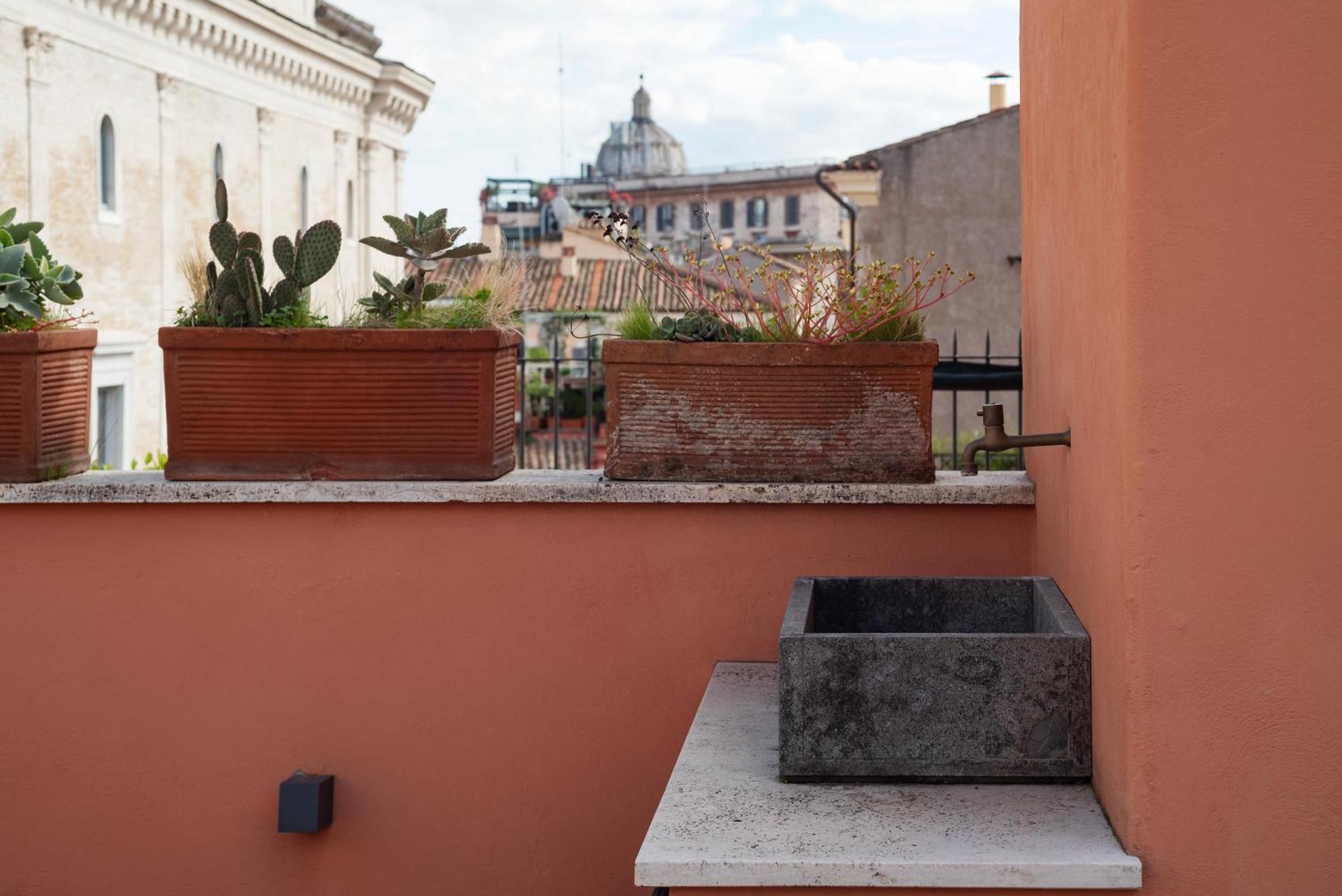 Apartment With Terrace In Via Del Pellegrino - Fromhometoローマ エクステリア 写真