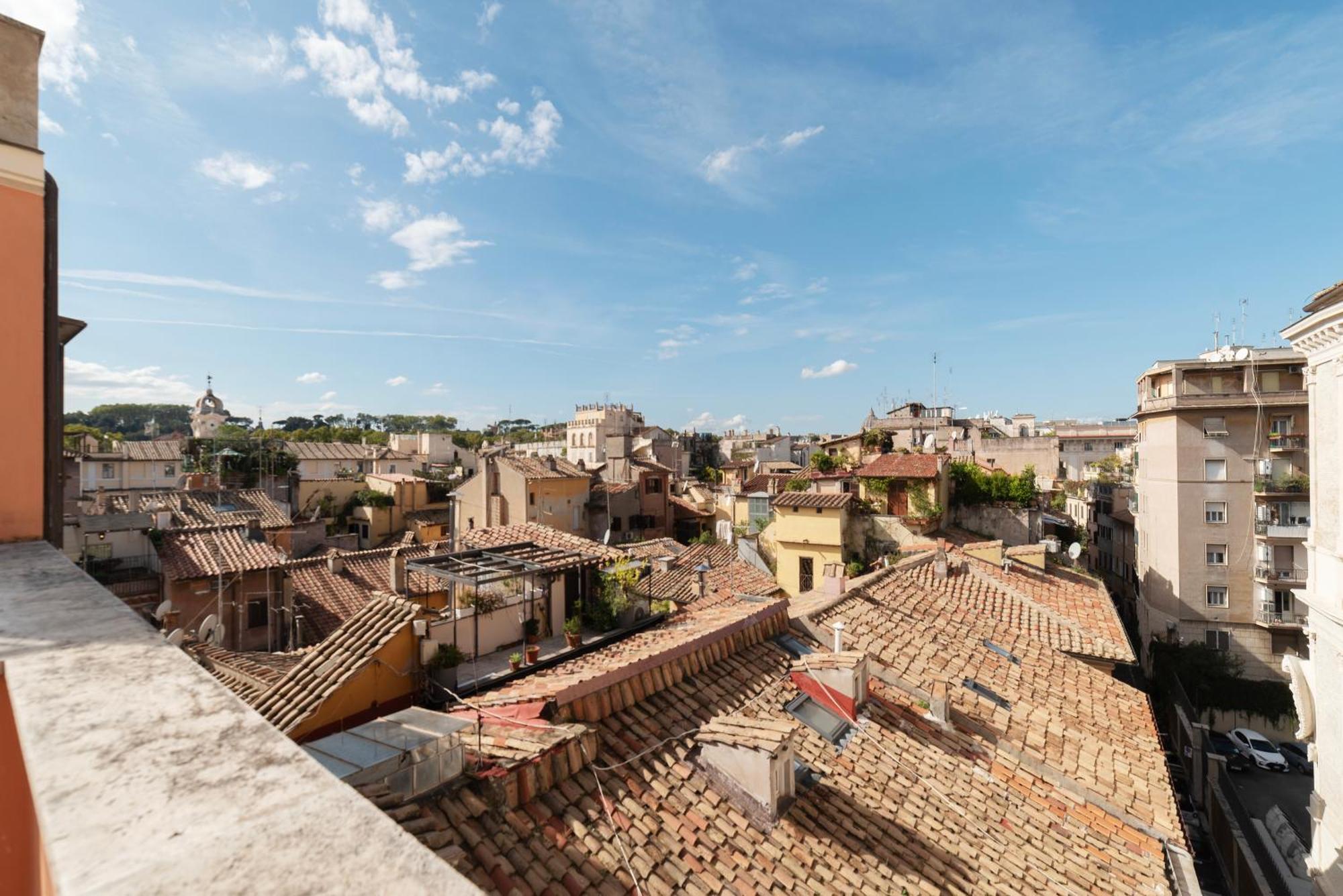 Apartment With Terrace In Via Del Pellegrino - Fromhometoローマ エクステリア 写真