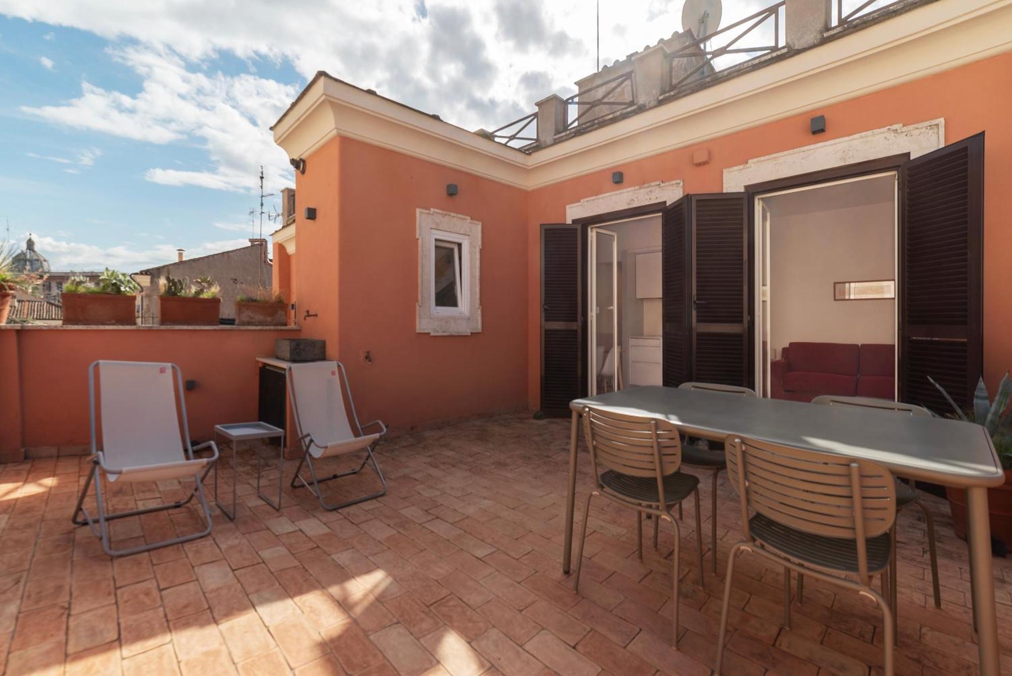 Apartment With Terrace In Via Del Pellegrino - Fromhometoローマ エクステリア 写真