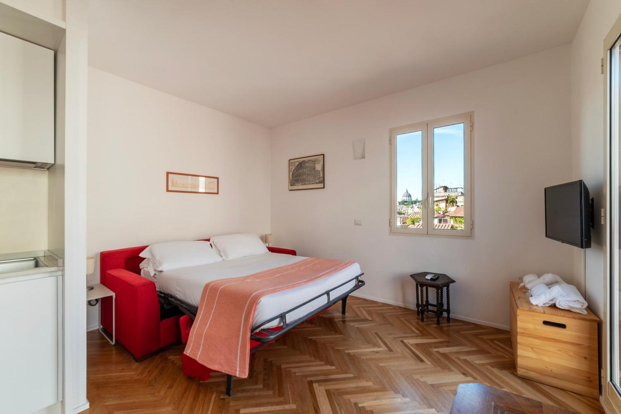 Apartment With Terrace In Via Del Pellegrino - Fromhometoローマ エクステリア 写真