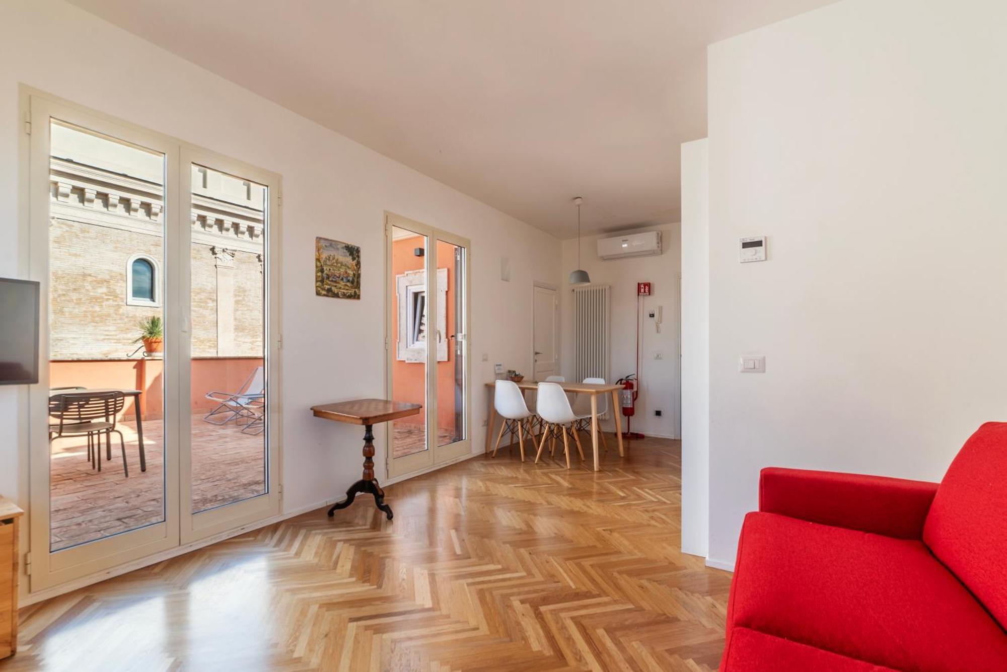 Apartment With Terrace In Via Del Pellegrino - Fromhometoローマ エクステリア 写真